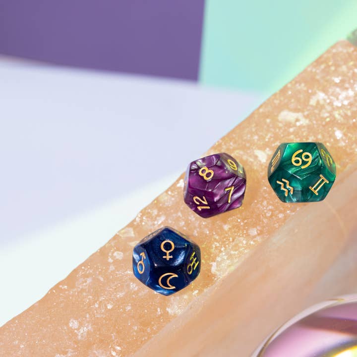 Kalan - Wholesale Dice - Astrology Dice6