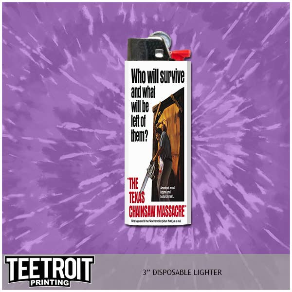 Teetroit Printing LLC - Wholesale Lighter - Horror Disposable Lighter18