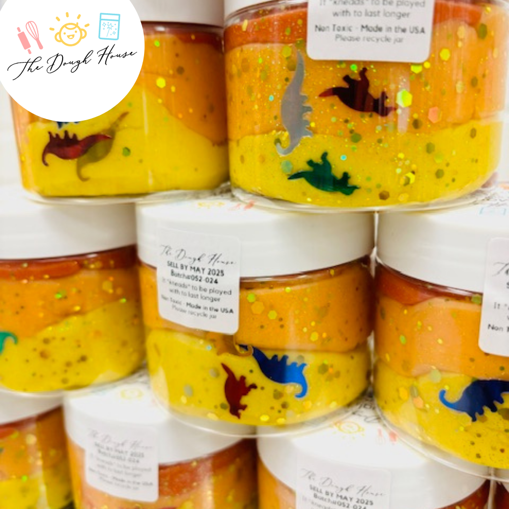 The Dough House - Wholesale Putty/Slime - Kids - Fun Size Dinosaur Magical Jars4