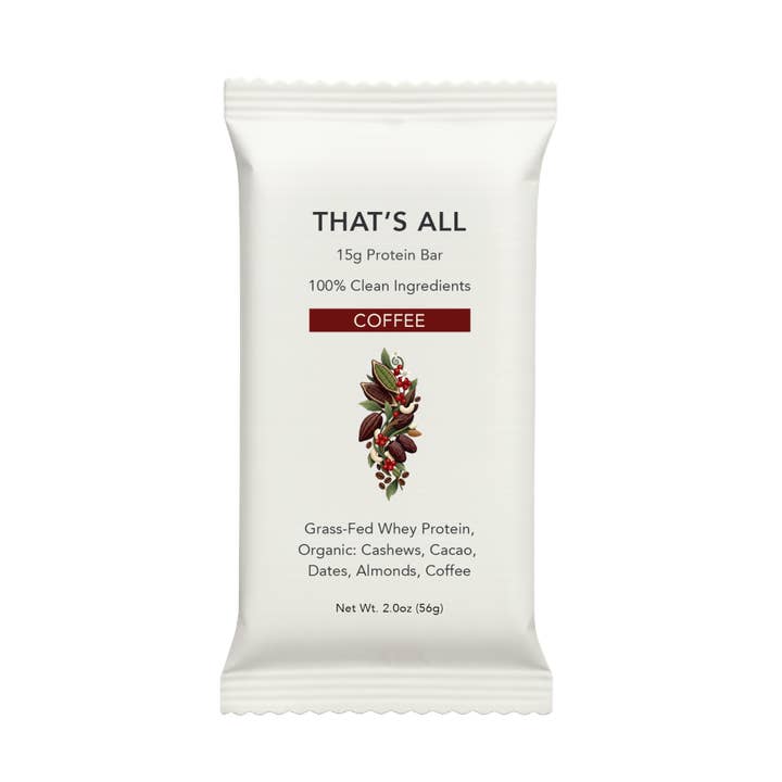 Coffee Protein Bar for wholesale by Thats All Protein