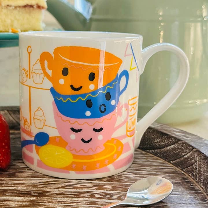 Tea Party Mug for wholesale by mclaggan+co