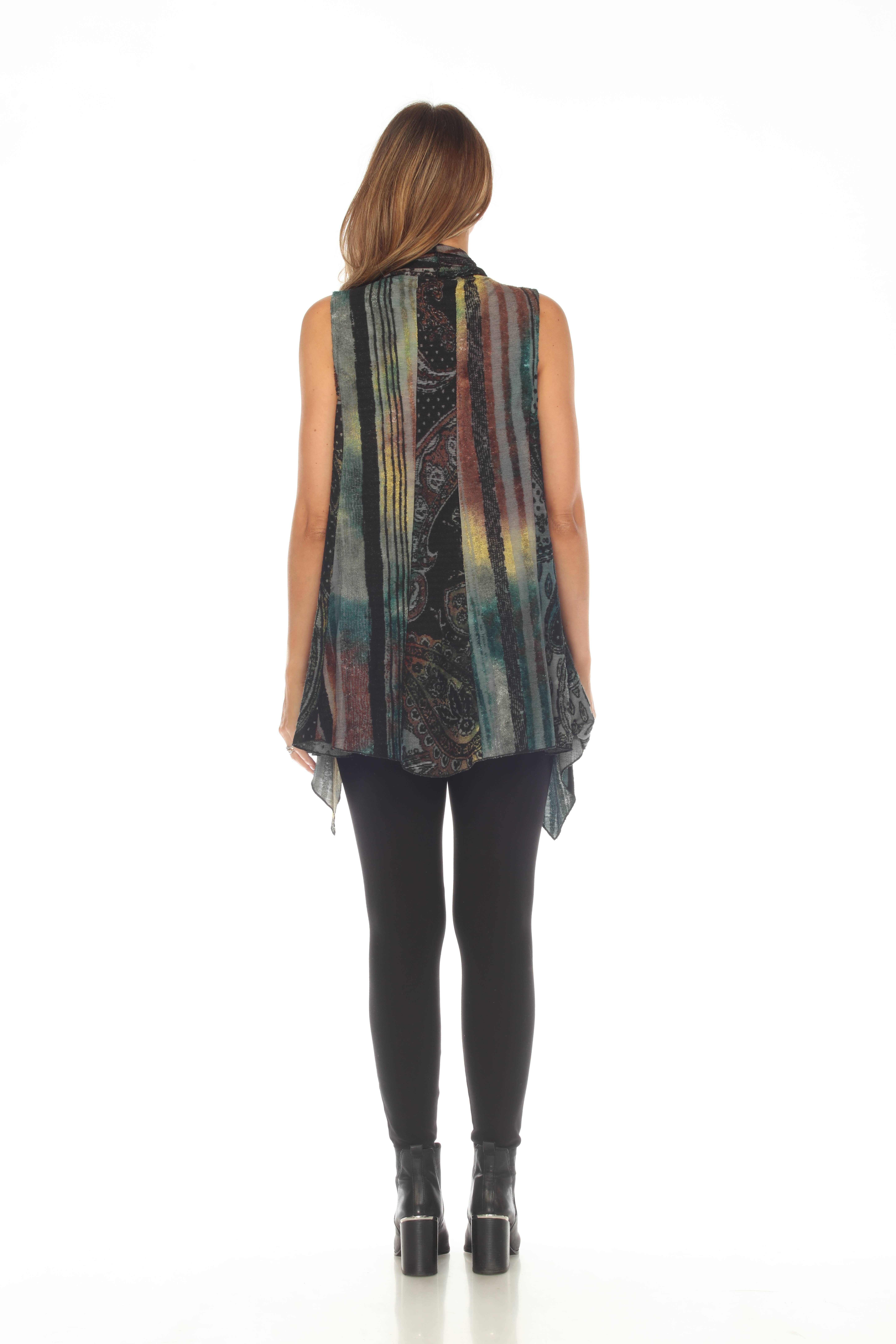 Rising International Inc - Vente Kimono – femme - Gilet kimono Jungle Safari Leopard à devant ouvert KV81501