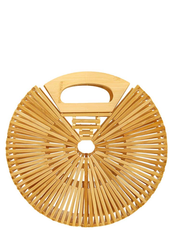 Naturlig bambus Ark Hand Round for engroshandel hos Shop Neighbors