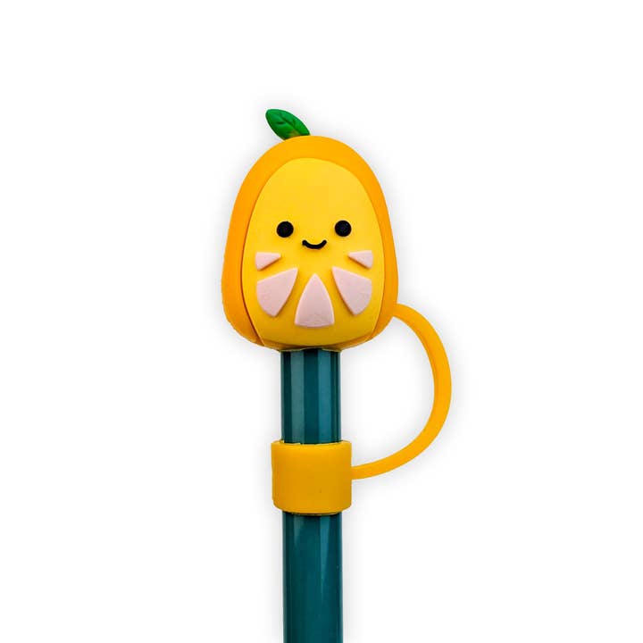 iconic mi – Großhandel Trinkhalm – Strohhülle Squishmallow Letica Yellow Lemon Silikon 10 mm