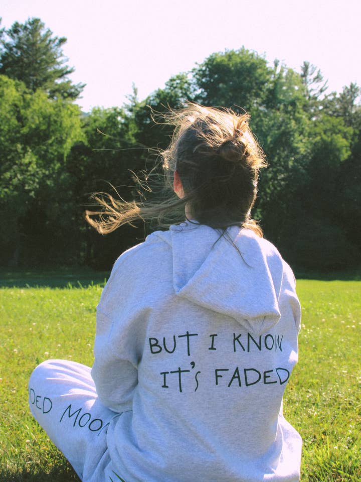 Faded Moon - Wholesale Hoodie - Women's - Never Been to the Moon Hoodie- Ash Grey