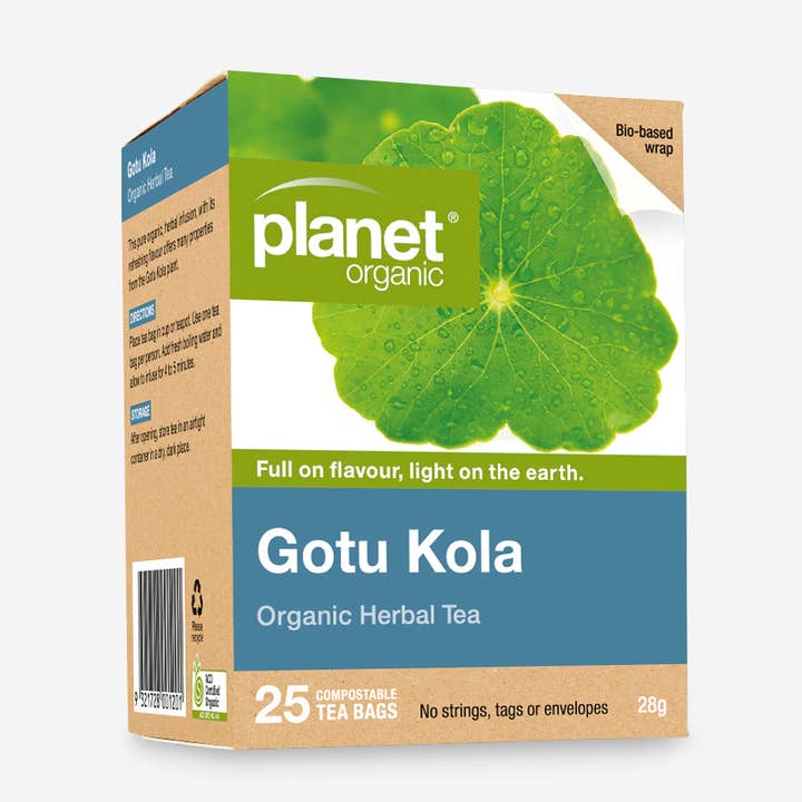 Gotu Kola Tea Bags for wholesale by Planet Organic