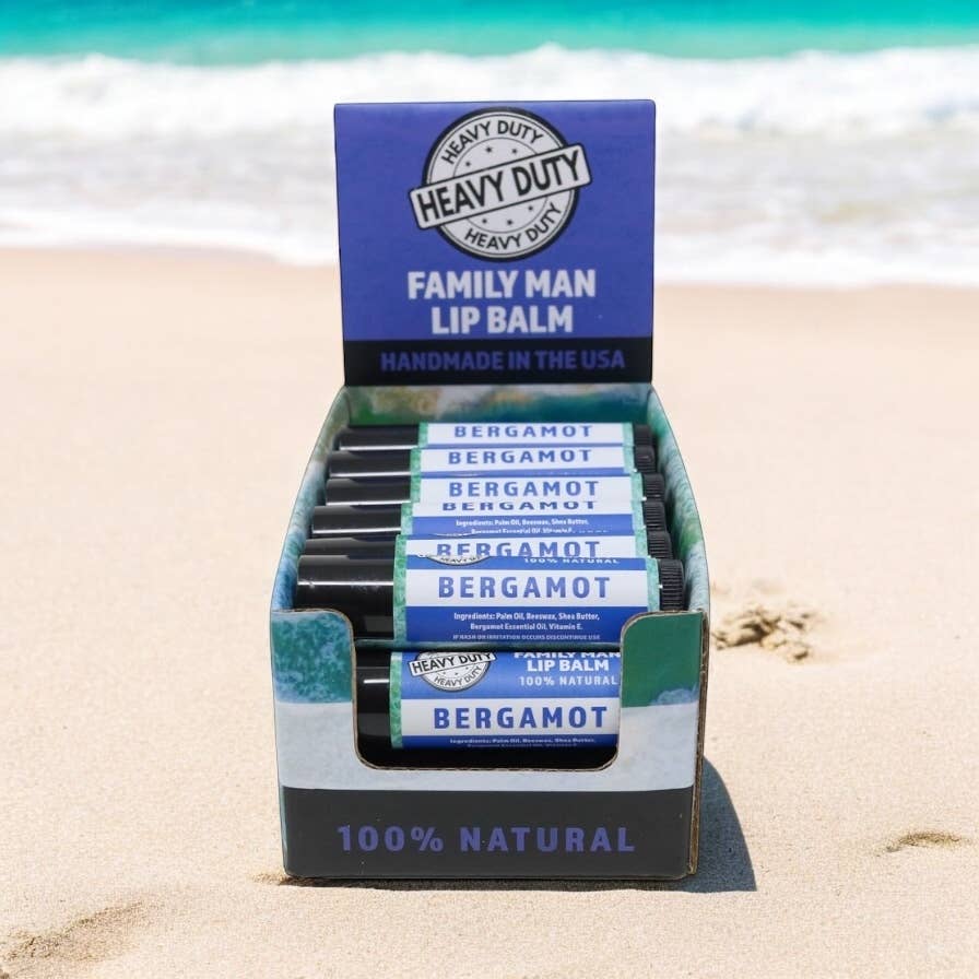 Seriously Shea - Wholesale Lip Balm - Men's - Men's Family Man Lip Balm | 100% Natural  1