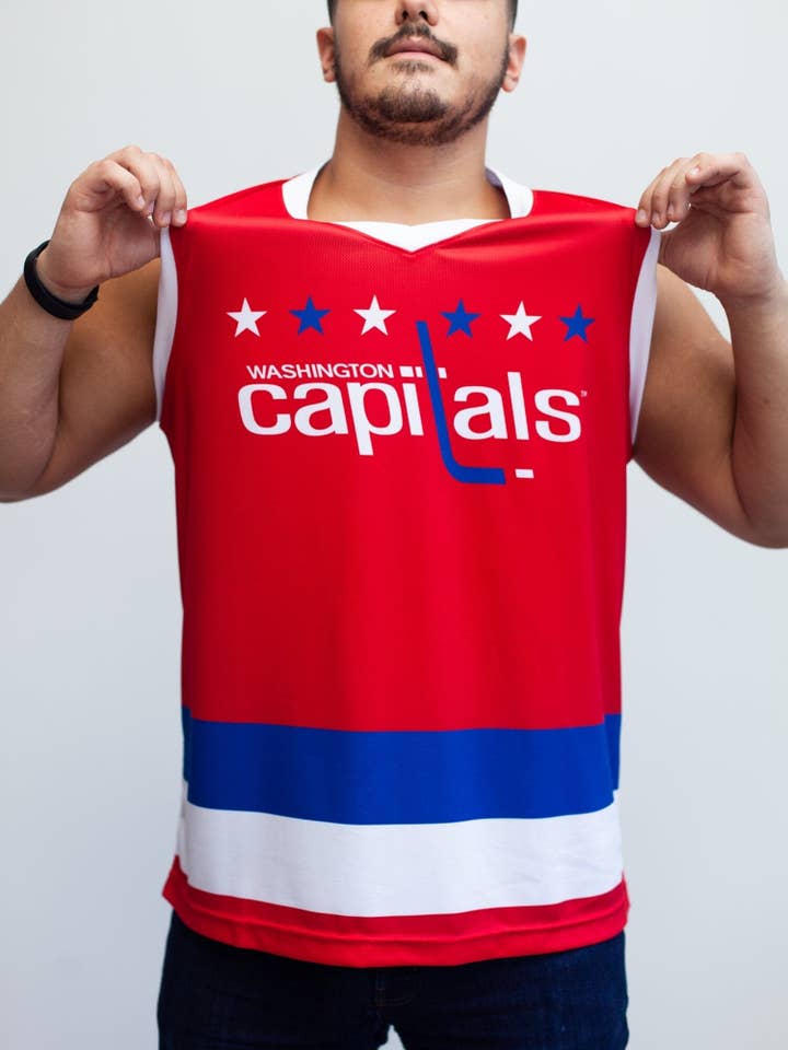 Camiseta Alternativa de Hockey de los Washington Capitals para venta al por mayor de Bench Clearers