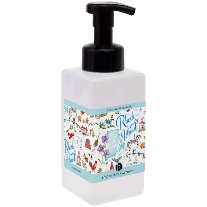Boston International – wholesale Handtvål – Rhode Island RI State Skummande Handtvål 16 oz.