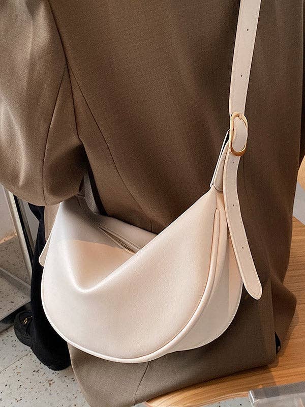 VividLux – bolsa tiracolo - Mulher por atacado – Bolsas de tiracolo com fecho geométrico geométrico de cor sólida com fecho0