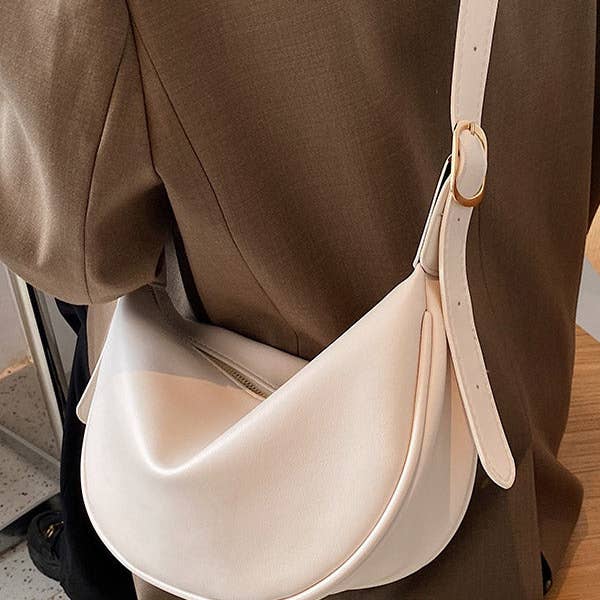 VividLux – bolsa tiracolo - Mulher por atacado – Bolsas de tiracolo com fecho geométrico geométrico de cor sólida com fecho