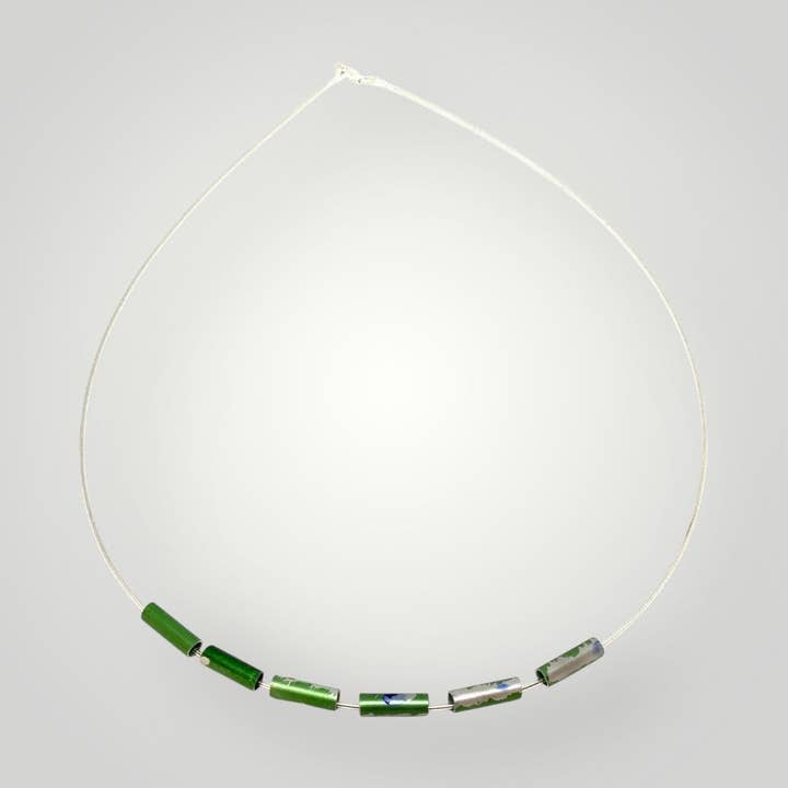 Seascape /Silver necklace for wholesale by Rachel Stowe Jewellery