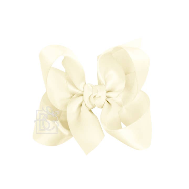 Beyond Creations, LLC - Wholesale Hair Bow - Kids - SATIN BOW ON CLIP281