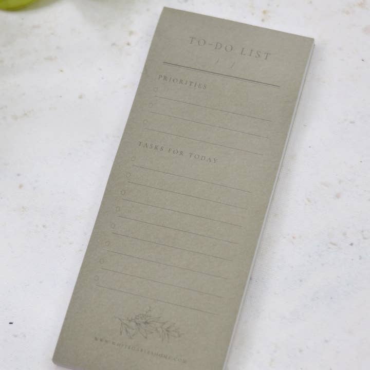 White Gables Home By Aimee Weaver Designs - Wholesale Notepad - Memo Pad To-Do List3