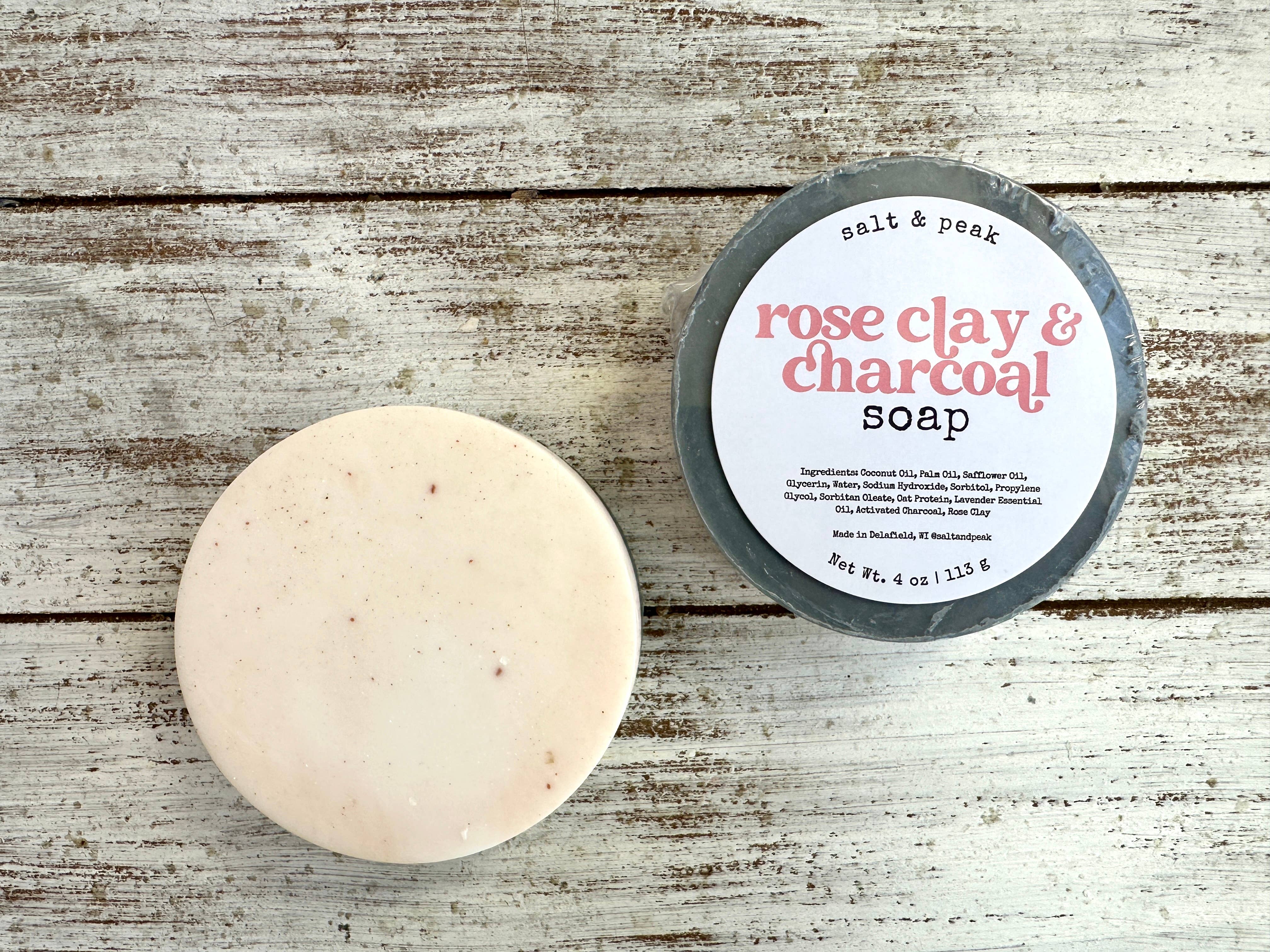 Salt & Peak - Vendita all'ingrosso Saponette - Saponetta, Saponetta, Saponetta Viso, Saponetta Argilla Rosa e Carbone2