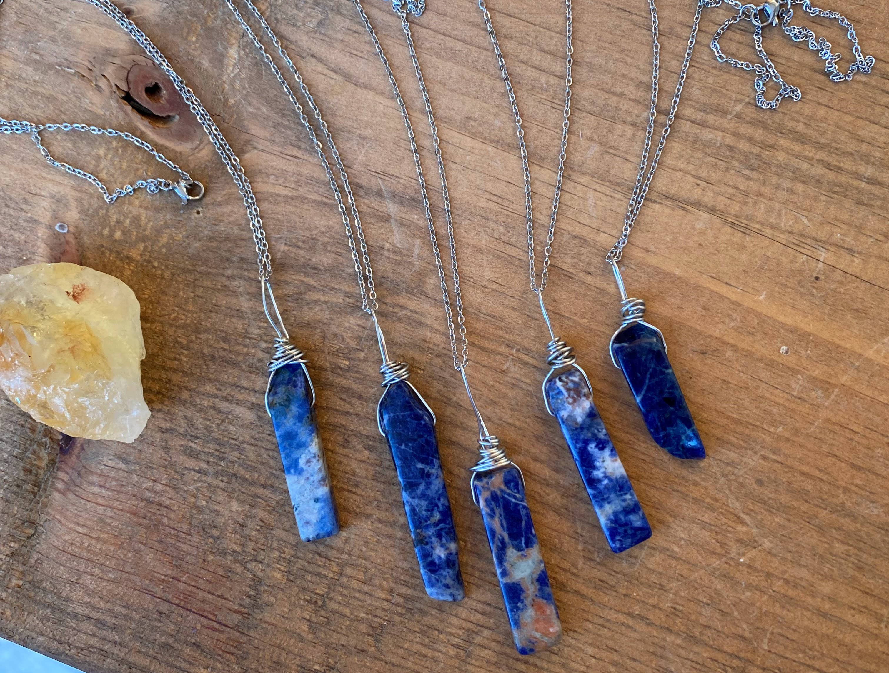 Coconut Quartz - Wholesale Halskettinghanger - Crystal Point Halsketting/Amethist Sodaliet Rozenkwarts3