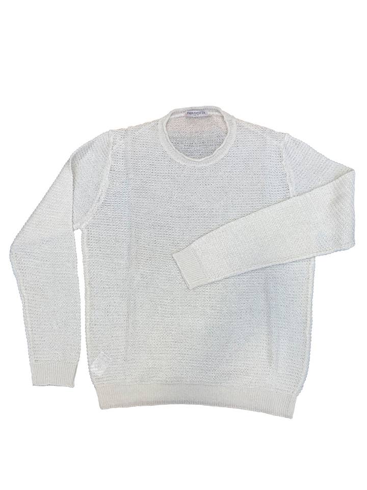 Parramatta - Wholesale T-Shirt - Men's - Crew Neck Sweater 100% Organic Linen Operated2