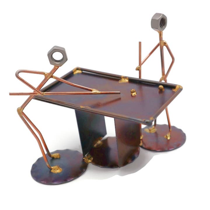 Table de billard avec 2 joueurs pour la vente par Rock Creek Metal Craft