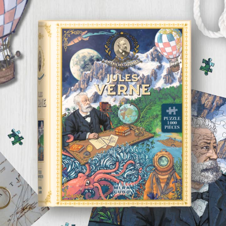 Puzzle 1000 pieces - The Gallery of Legends - Book Format for wholesale by MIRALUDO