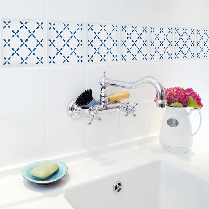 Eefje - 15x15cm Fliesenaufkleber - Set of 4 für den Großhandel von Boubouki