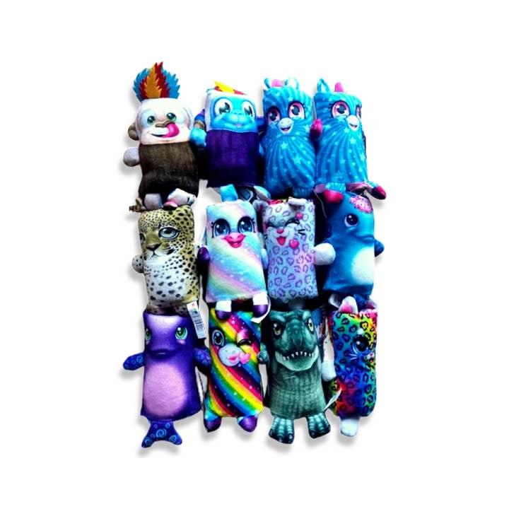 Novelty Closeout - Wholesale Stuffed/Plush Toy - Kids & Baby - So Much Fun Water Tube Plushie Assortment- 12/Pack