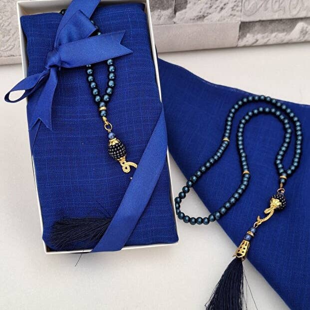 Ensemble Cadeau Foulard & Chapelet de Perles - En Boîte pour la vente par Aladdin