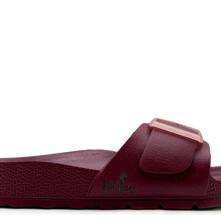 thies 1856 ® Ecofoam Strap Sandal vegan bordeaux for wholesale by thies