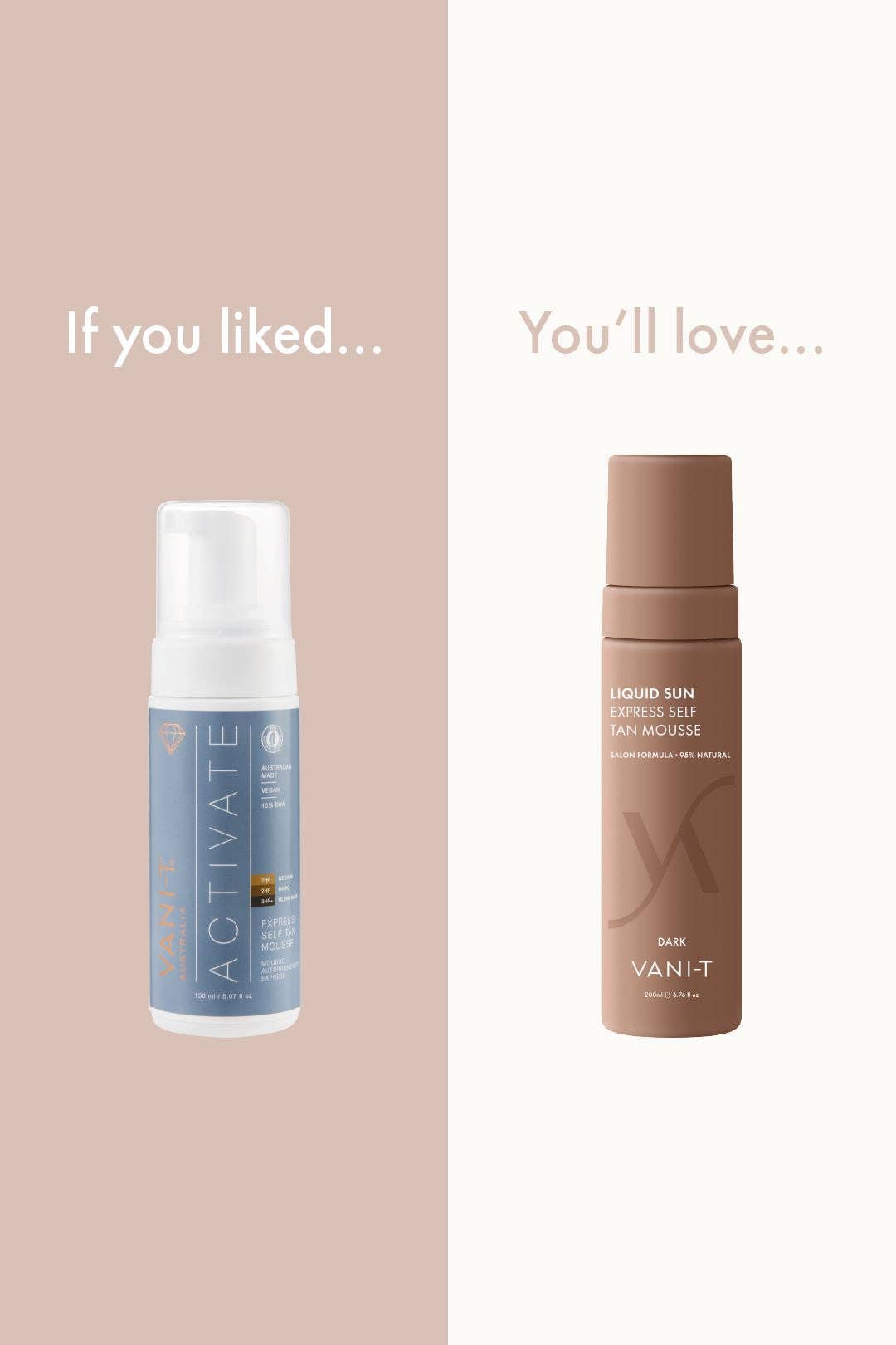 VANI-T - Vendita all'ingrosso Autoabbronzanti - Liquid Sun® Express Mousse Autoabbronzante - Scuro12