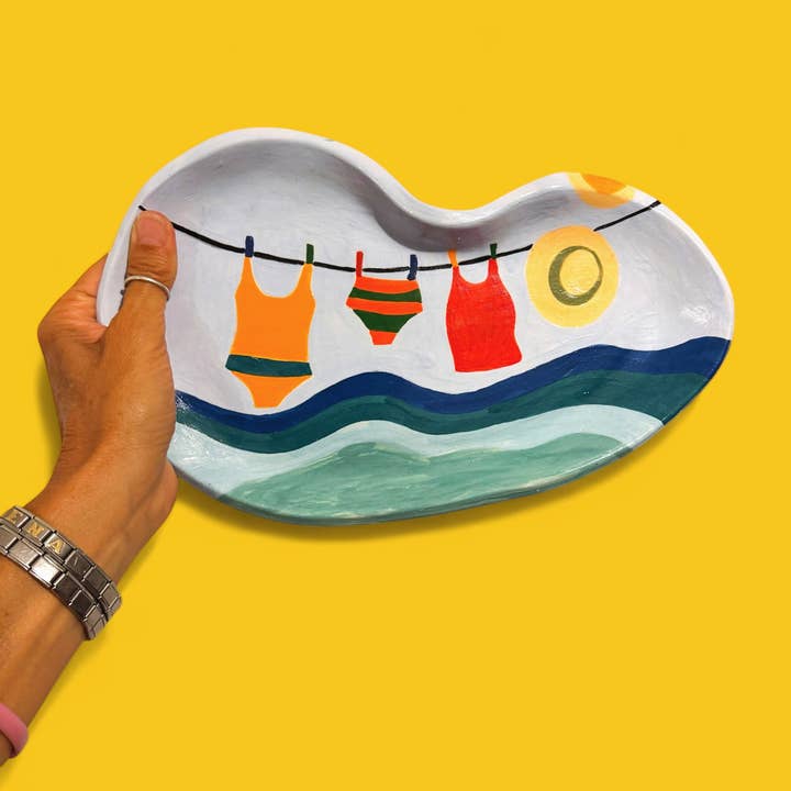 Thetis Art Studio - Wholesale Decorative Plate/Dish/Bowl - Piatto di Pesce Leggero1