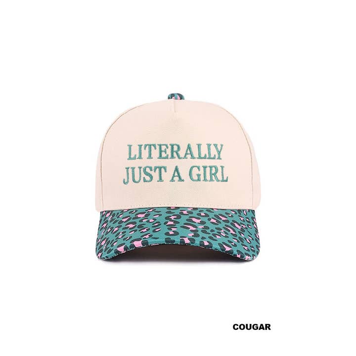 42POPS - Vente Casquette de baseball – unisexe - 1014 Littéralement Juste Une Fille Casquette en Coton Bicolore en Toile SI-281167