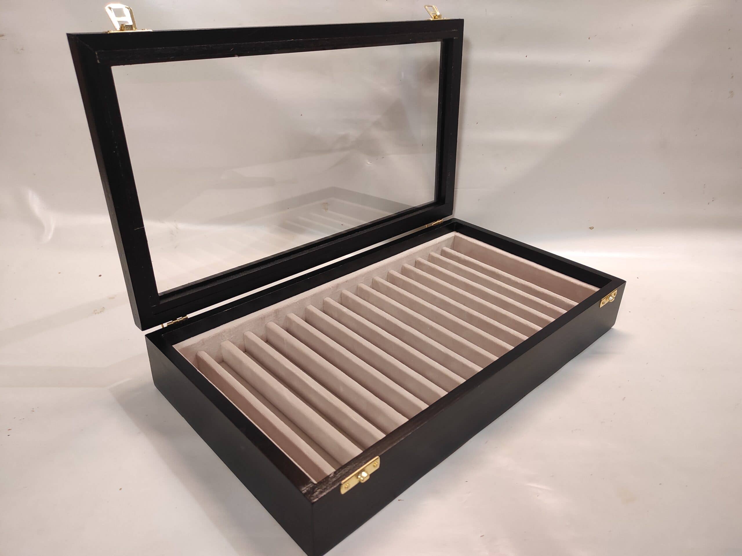 Coins&More - Wholesale Knife Storage - Wooden case for straight razors2