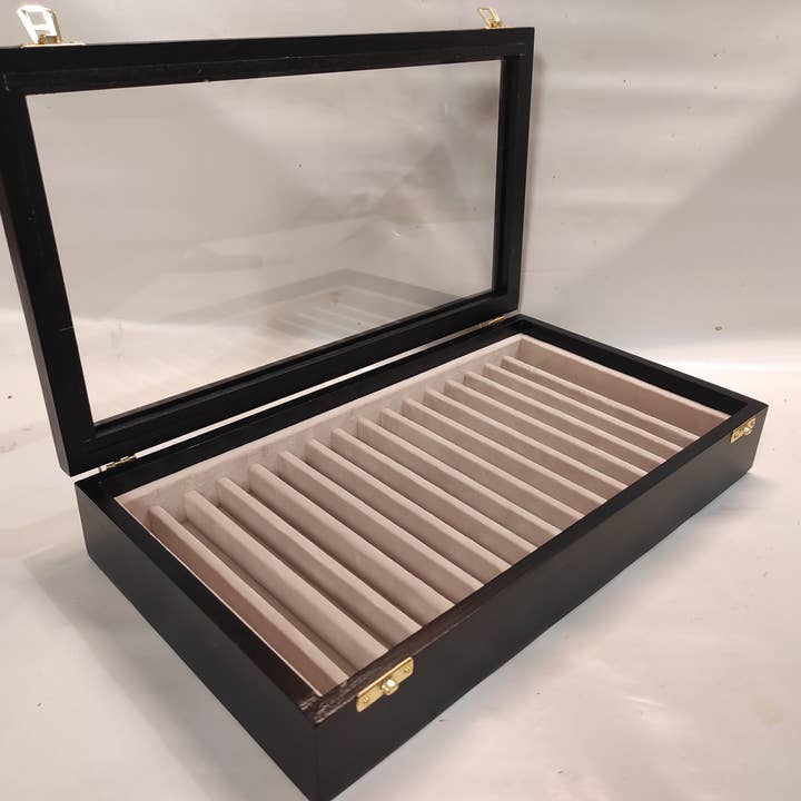 Coins&More - Wholesale Knife Storage - Wooden case for straight razors2