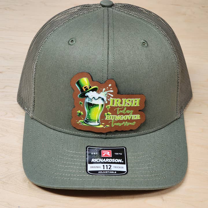 Knot Creatives – wholesale Baseball cap – Unisex – Fun Irish Green Beer Mug Baseball Cap, Adjustable Richardson5