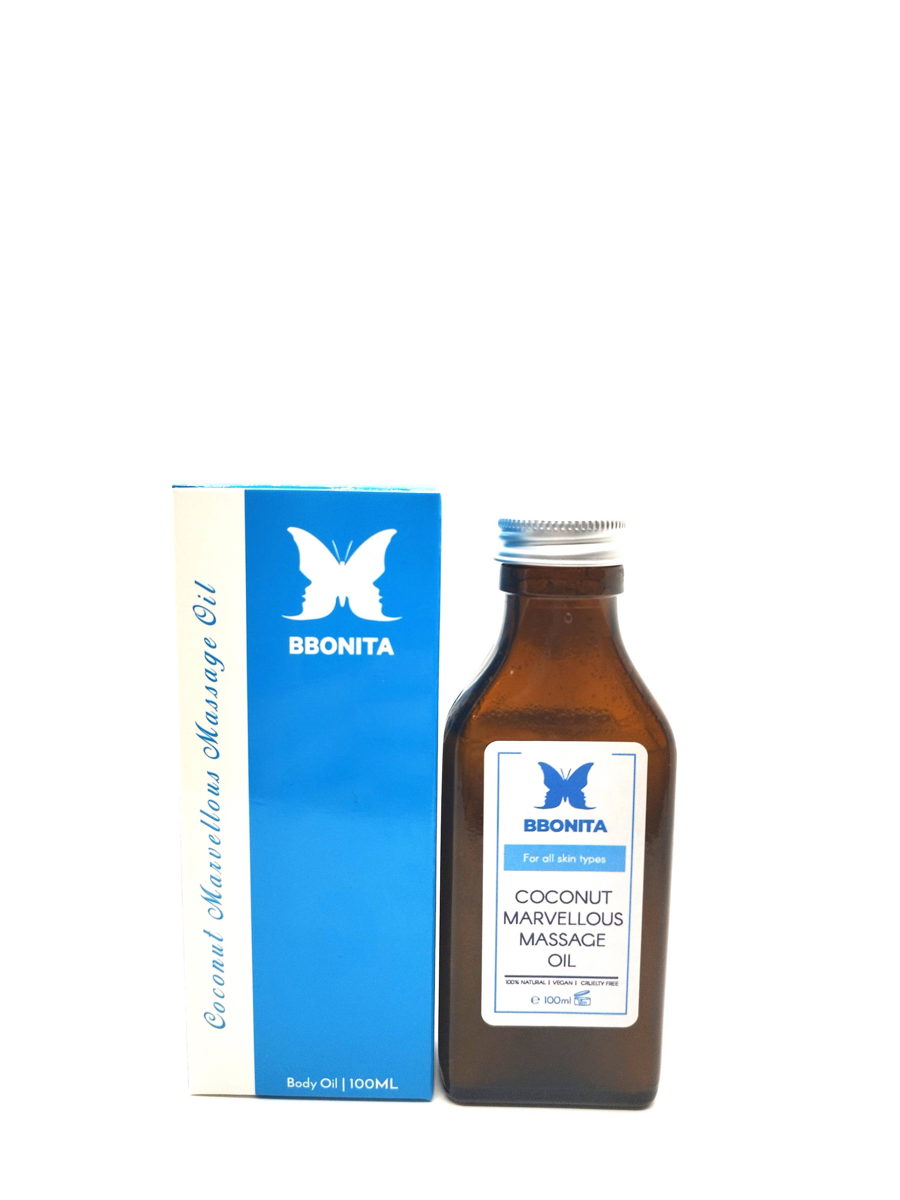 Bbonita - Vente Huile/gel de massage - 🥥 Huile de massage merveilleuse à la noix de coco, douce, odeur exotique, relaxante 🥥