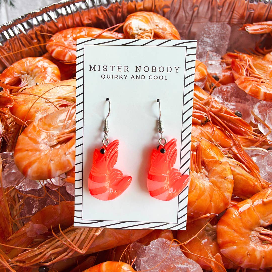 Mister Nobody - Wholesale Dangle earrings - Prawns for Lunch Earrings
