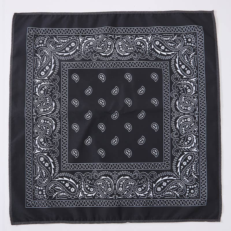 MKS America - Wholesale Bandana - Women's - Floral Bandana Head Wrap Kerchief Square Scarf0