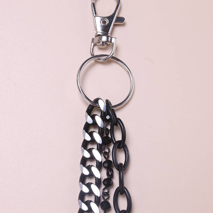 ACCITY - Wholesale Pants - Women's - PUNK STYLE SPIDER WEB JEANS CHAIN_CWMM06453