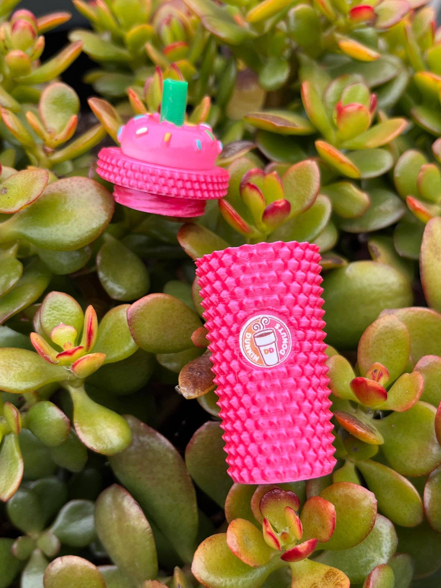 Roussell Prints and Demand LLC – Großhandel Schlüsselanhänger – Damen – Schlüsselanhänger Mini-Becher mit sechseckigem Schraubverschluss und Donut-Deckel4