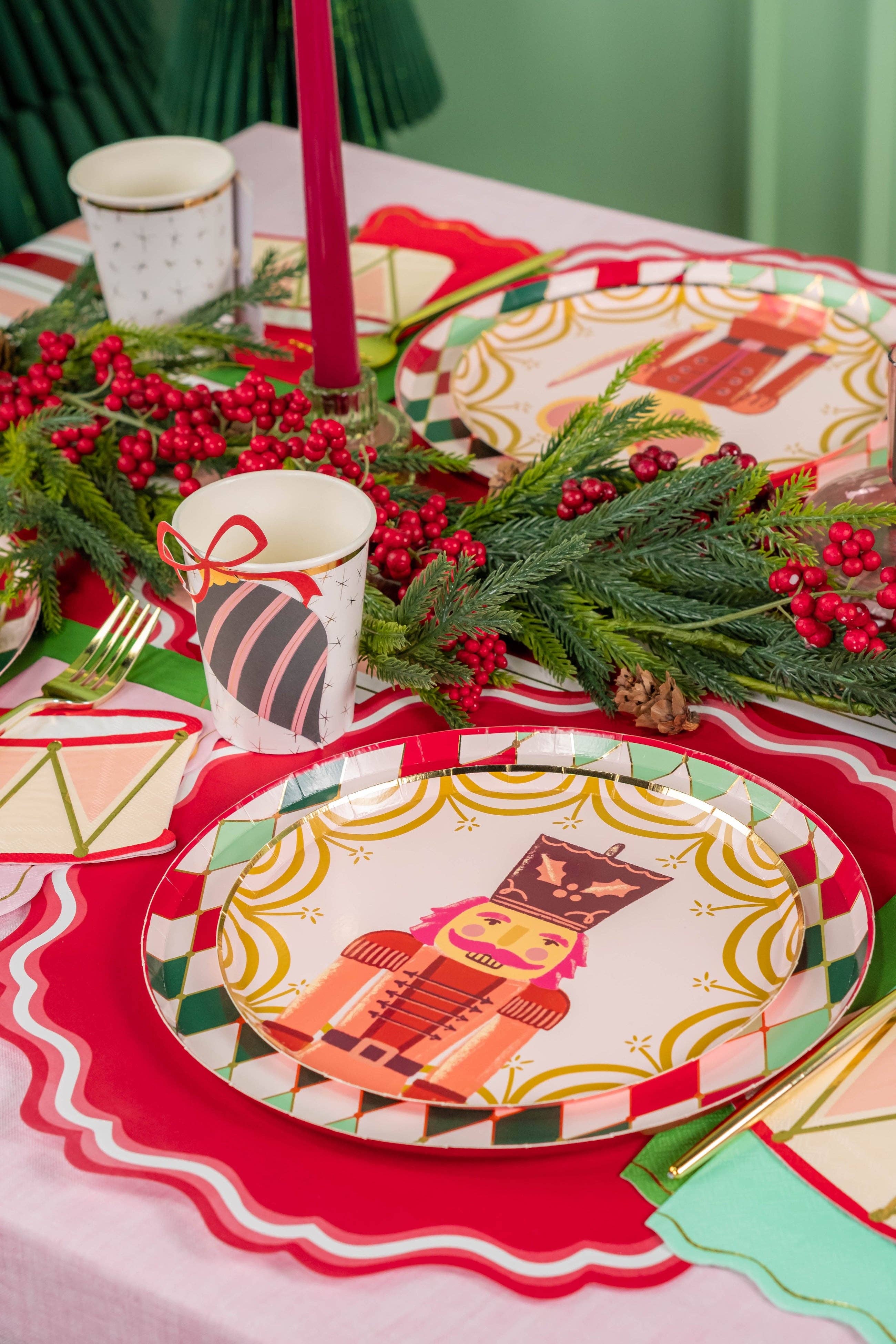 Gatherings by Curated Paperie - Wholesale Disposable Napkin - HOL25-CN7- Nutcracker Drum Napkins6