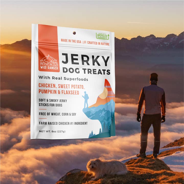 Righteous Felon Craft Jerky - Wholesale Pet Treats - Dog - Wild Ranger Chicken Jerky Dog Treats (6ct)2