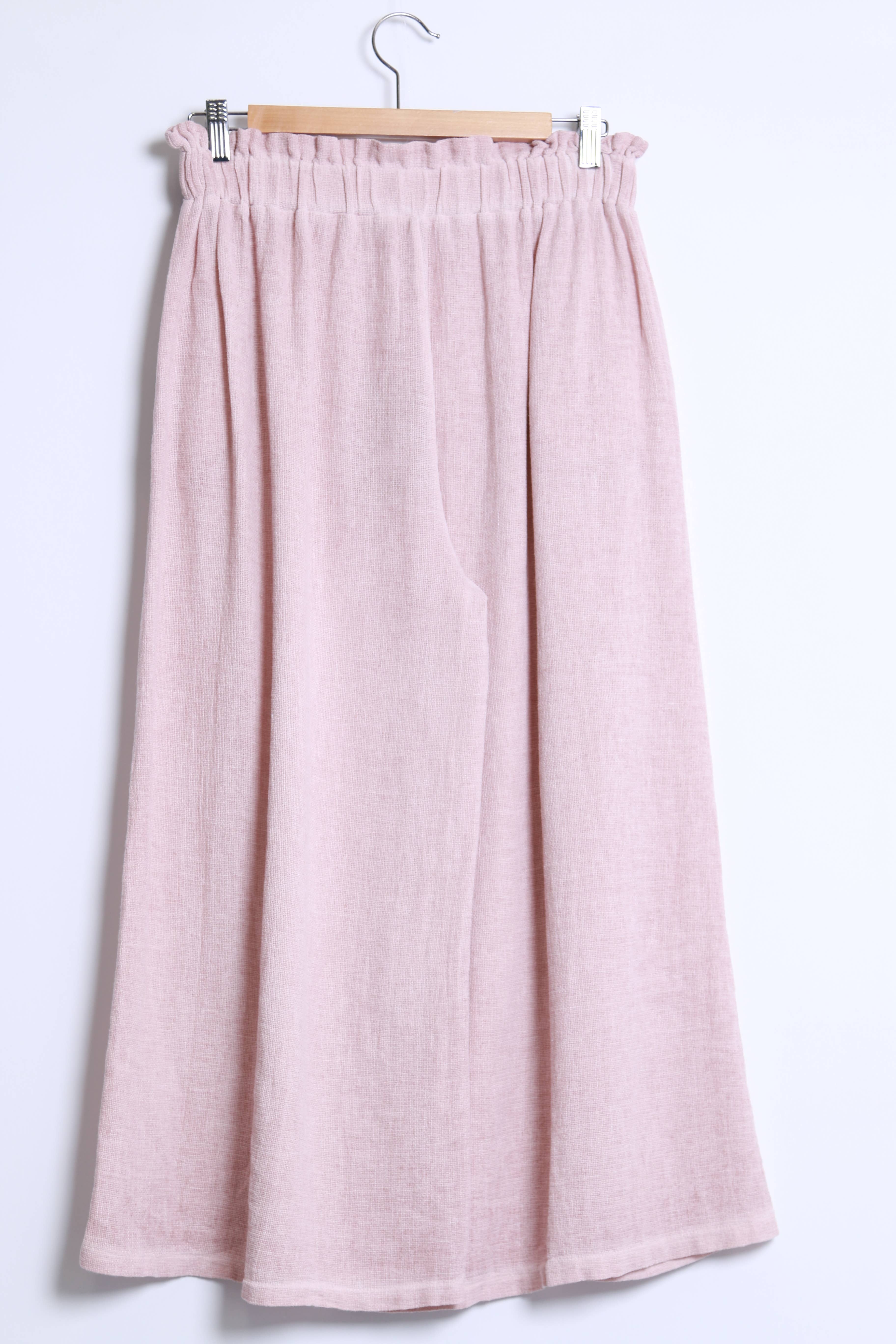 Shyloh - Wholesale Pants - Women's - Mid-length wide pants in cotton linen 206517