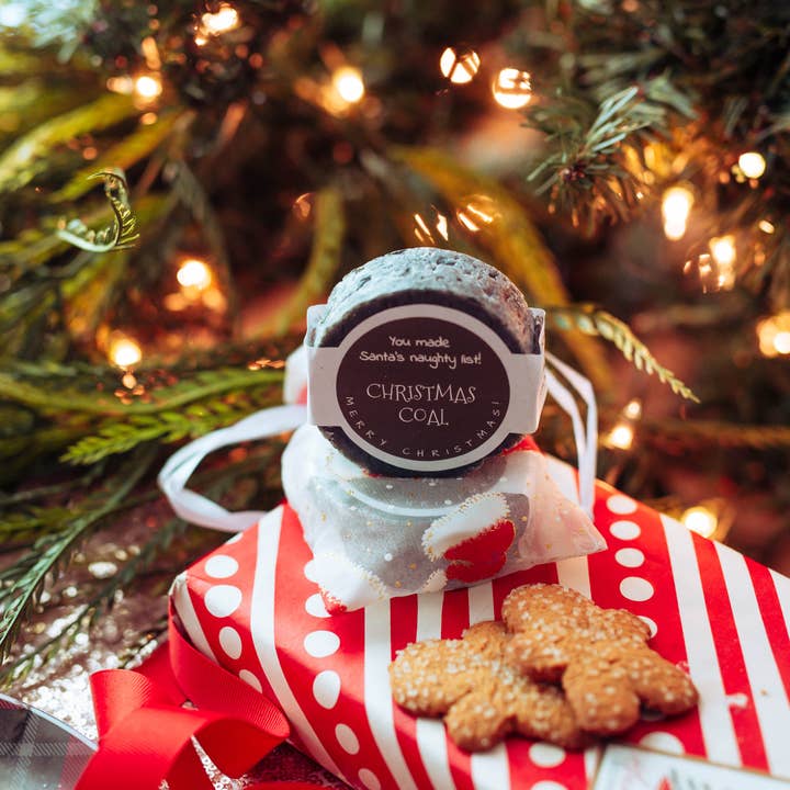 Joyful Sounds Farm - Wholesale Bar Soap - Christmas Coal, Lump of Coal, Bag of Coal, Charcoal Soap5