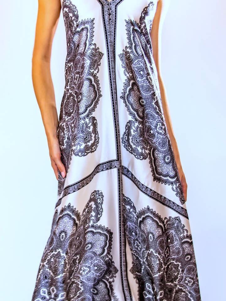 Svartvit Paisley för wholesale av Trisha Paterson Collection