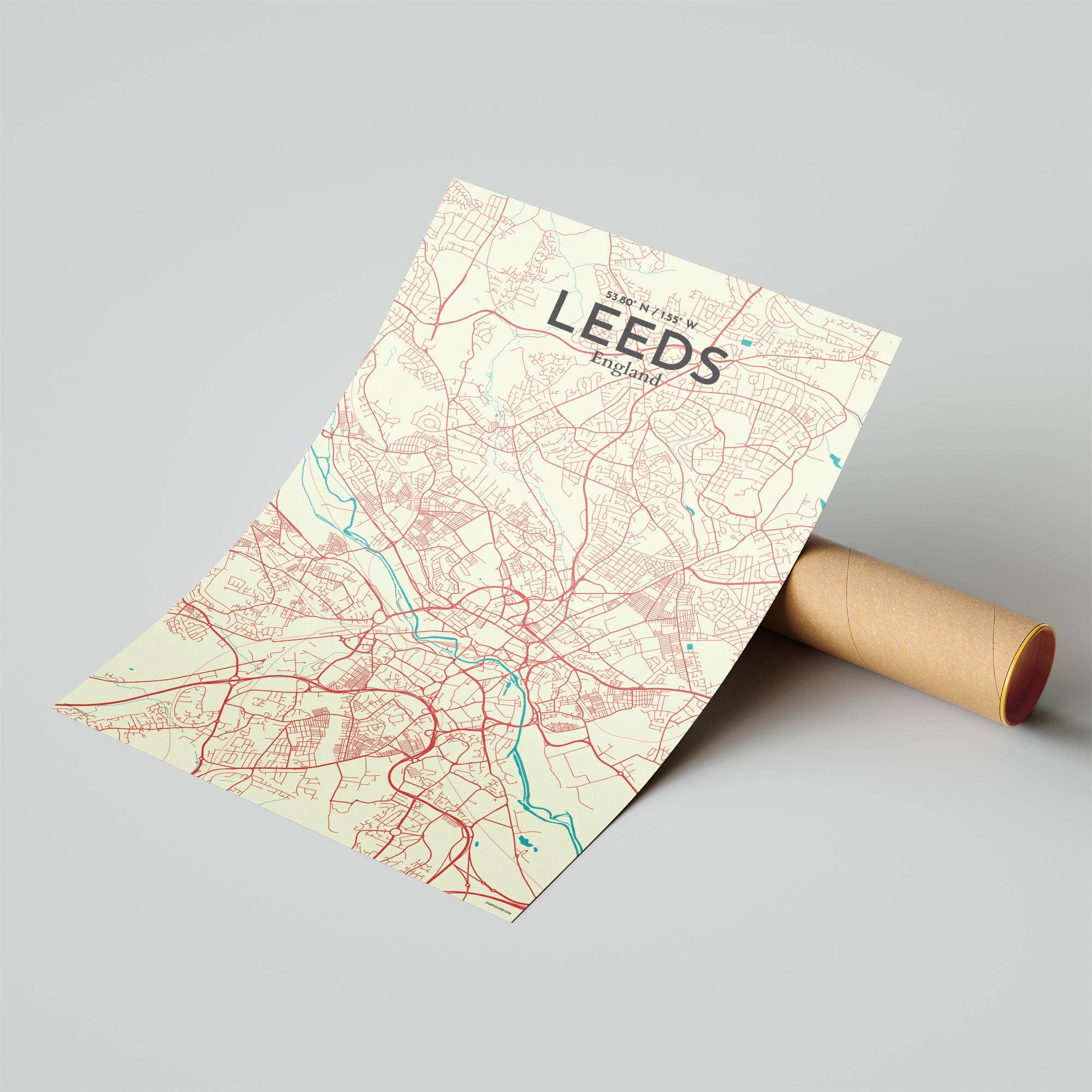 OurPoster.com – wholesale Poster – Leeds karta affisch139