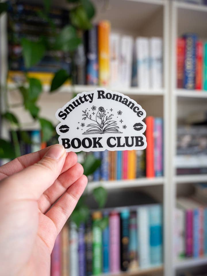 Smutty Romance Book Club Vinyl Sticker for wholesale by Created By Kelci