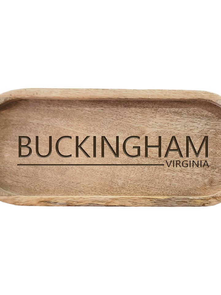 City Line - Bandeja ovalada de madera para venta al por mayor de Familiar Goods