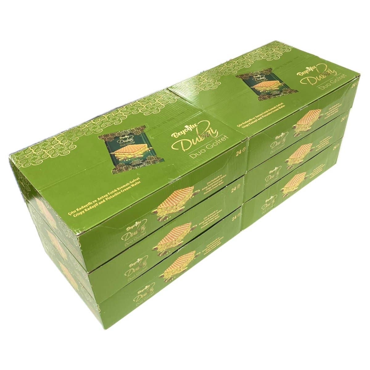 Aladdin - Wholesale Cookie - Beyoglu Dubai Duo Wafer Pistachio Kadayif 36g Turkish7