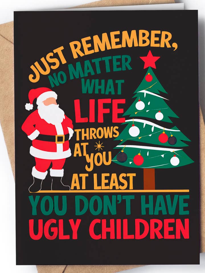 Roligt julkort - skämtsamma julkort 2025 - GC155 för wholesale av Greeting Cards for Everyone - Birthday Gifts