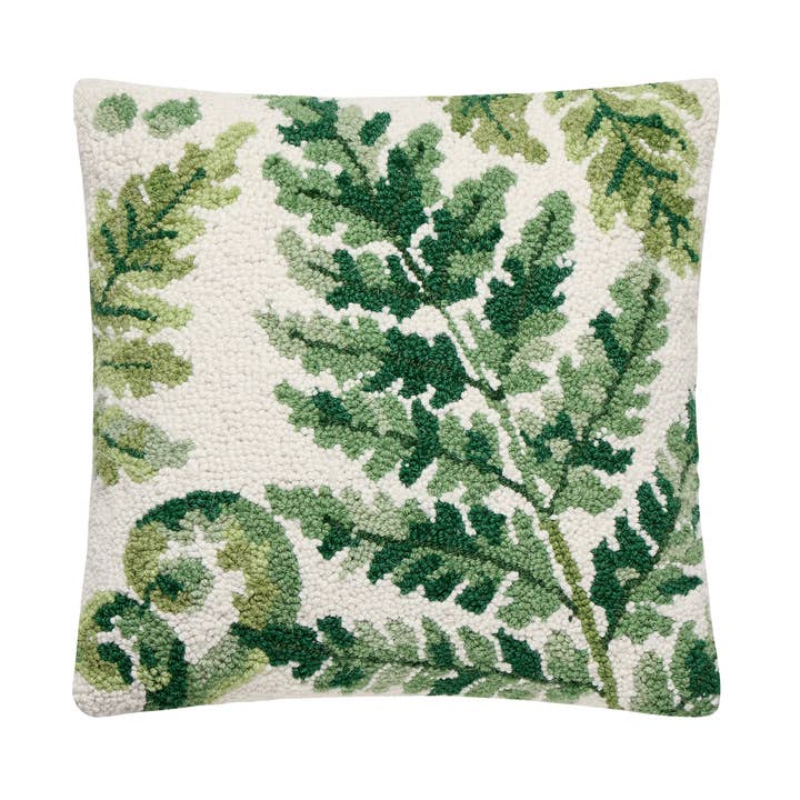 Peking Handicraft - Wholesale Throw/Decorative Pillow - Fern Hook Pillow0