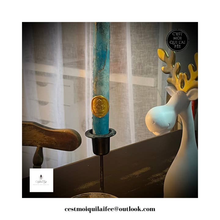 Bougies Vent d'Est - Wholesale Tapered Candle/Candlestick - Gold, Silver, and Trendy 2025 Colored Taper Candles5